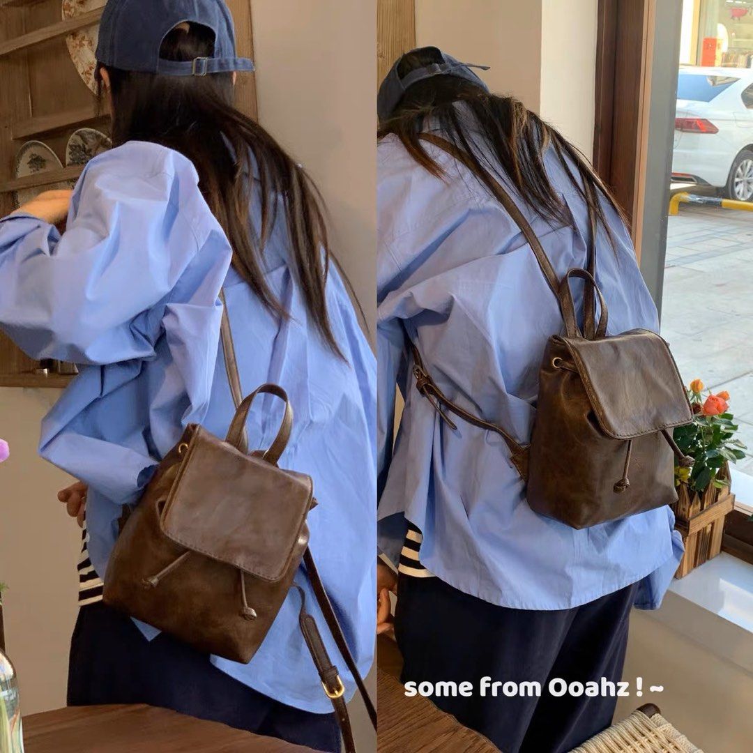 BM Brown Mini Backpack