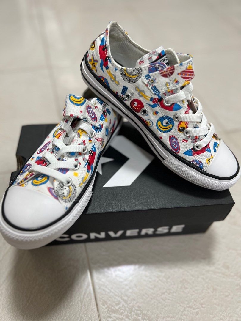 BN Converse Chuck Taylor All Star 1V Easy On Space Cruiser Boys Sneakers White