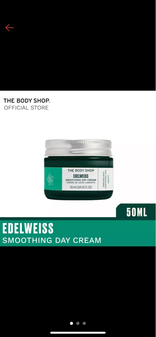 Body Shop Edelweiss Day Cream, Beauty & Personal Care, Face, Face Care