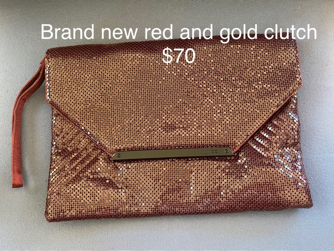 Mimco best sale gold clutch