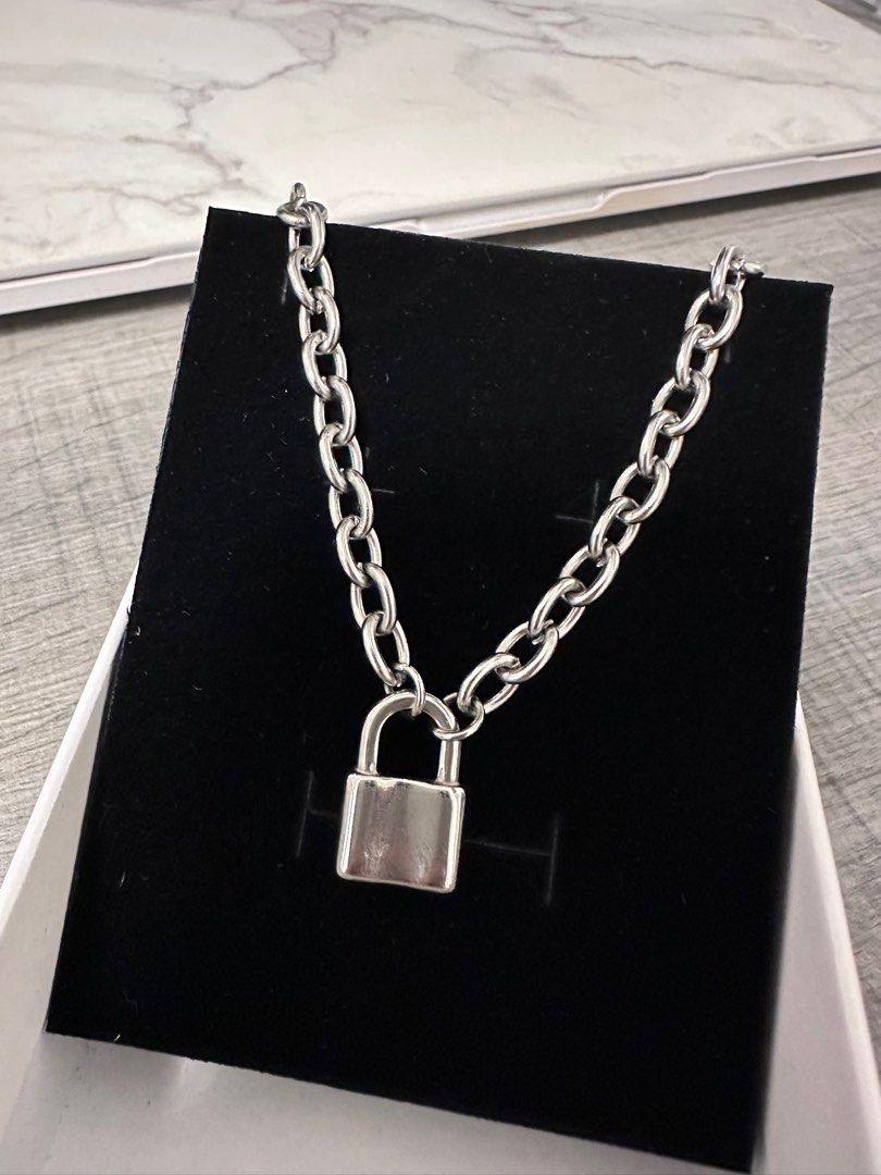 Brandy discount lock necklace