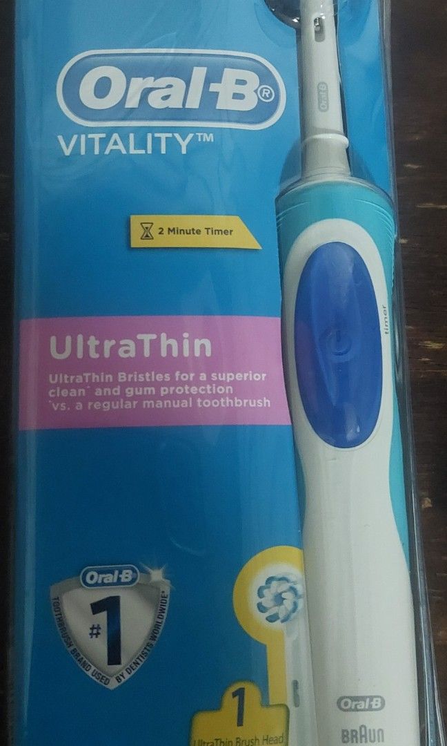 BRAUN. ORAL-B ULTRATHIN, Beauty & Personal Care, Oral Care on Carousell