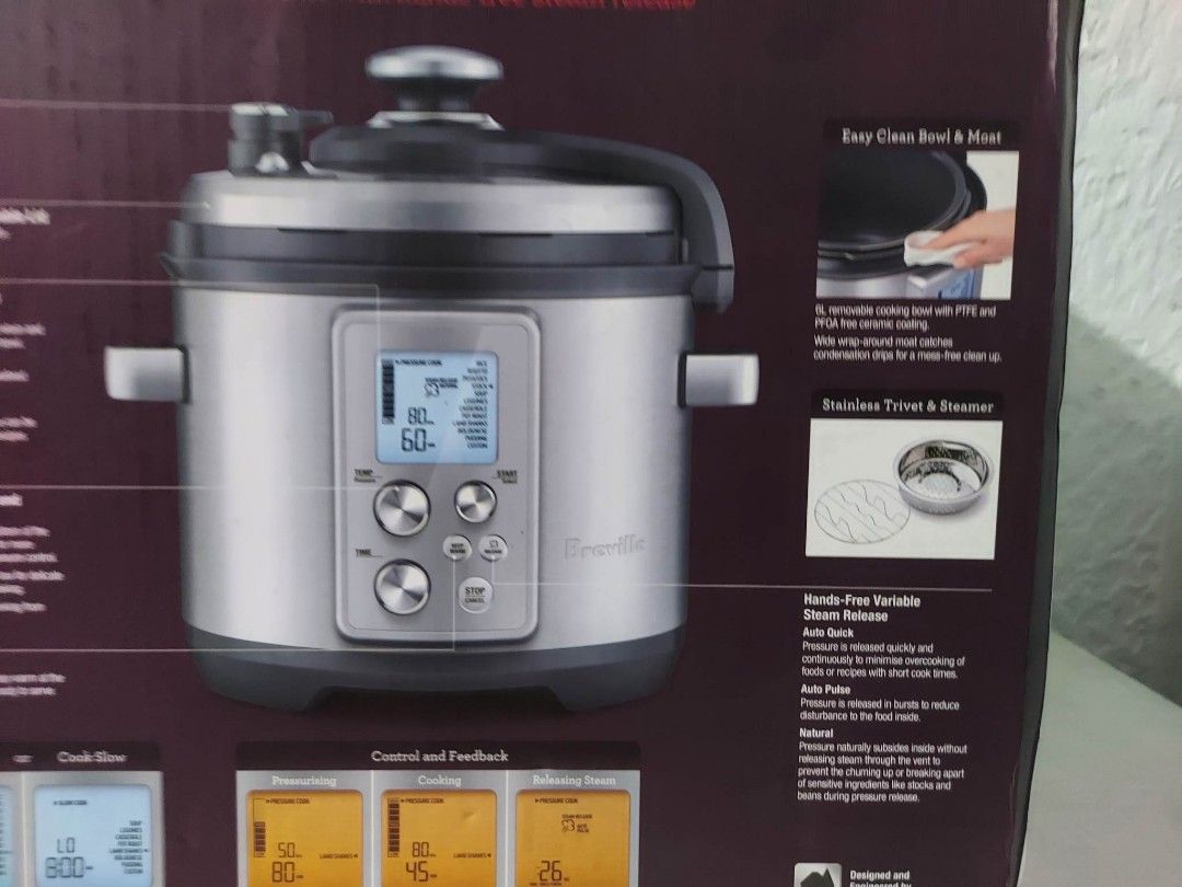 Breville the Fast Slow Pro Multi Cooker, TV & Home Appliances, Kitchen