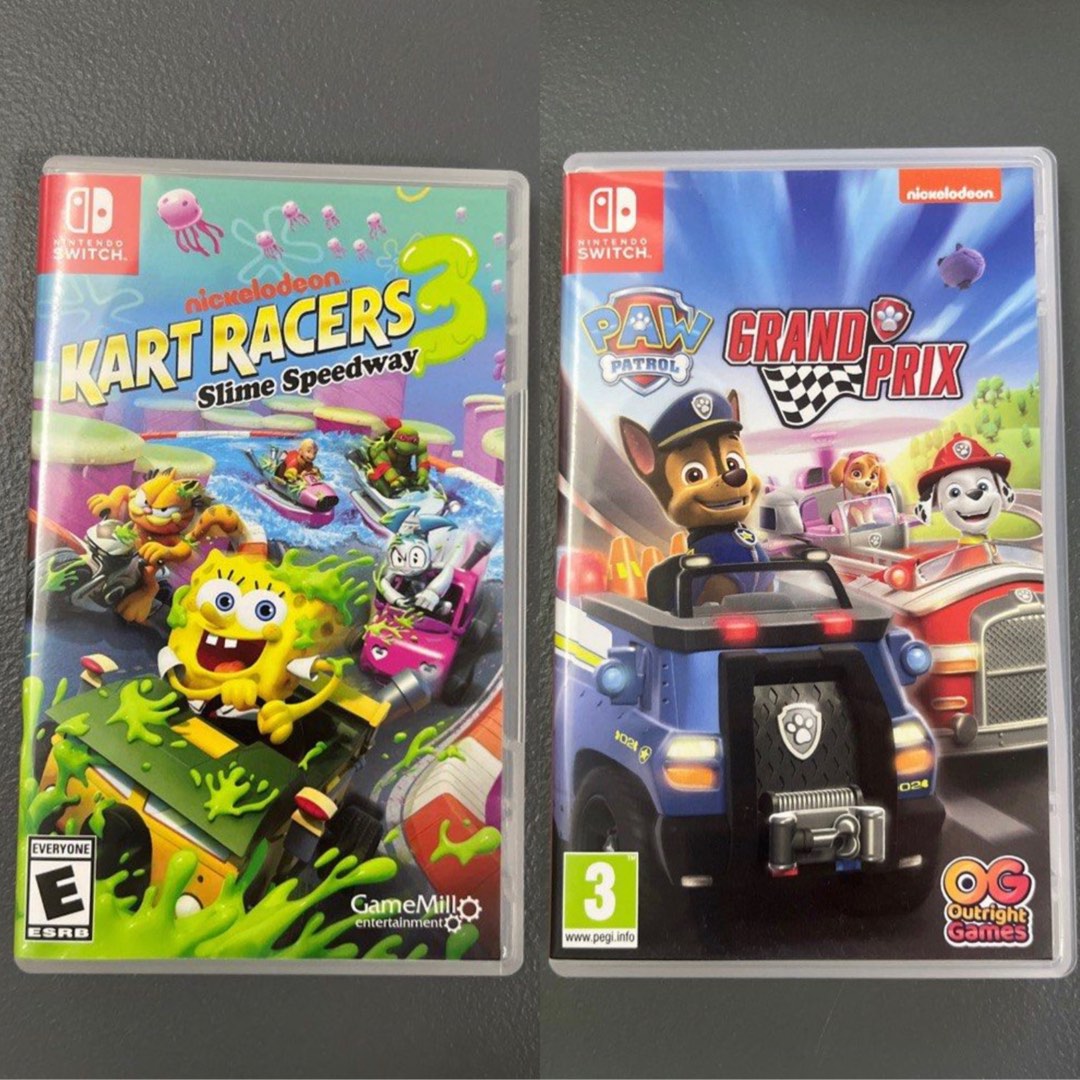 [BUNDLE] Nickelodeon Kart Racers 3 and Paw Patrol Grand Prix, Video ...