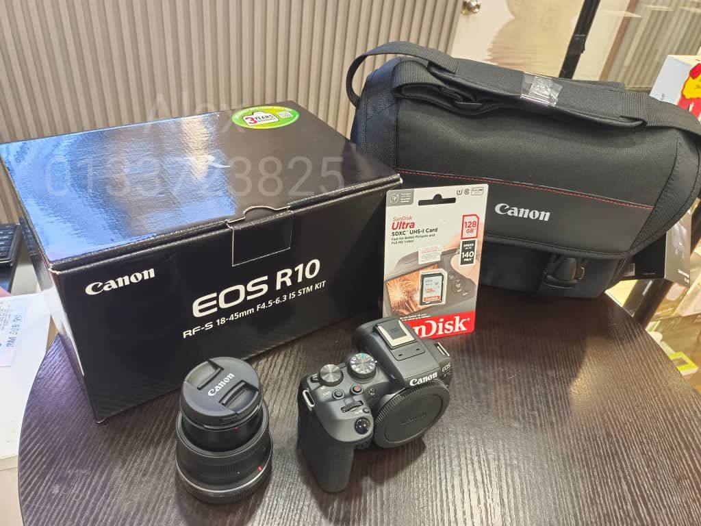 Canon EOS R10 Mirrorless Digital Camera with RF-S 18-45mm f/4.5