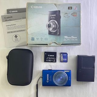 Canon Powershot Elph 115 IS/Ixus (16mp) | Digital Camera | Ready to use Digicam