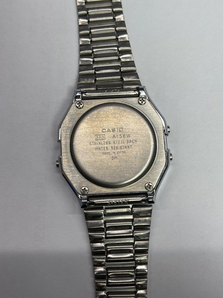 Casio a158w clearance water resistant