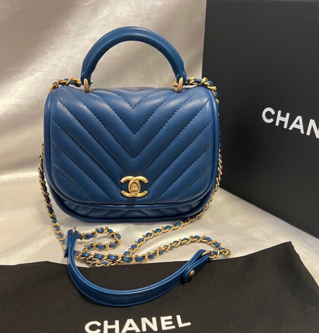 Affordable chanel top handle flap For Sale, Cross-body Bags