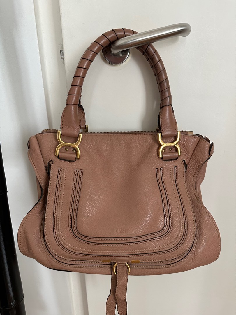 Chloe Marcie Medium dusty pink Luxury Bags Wallets on Carousell