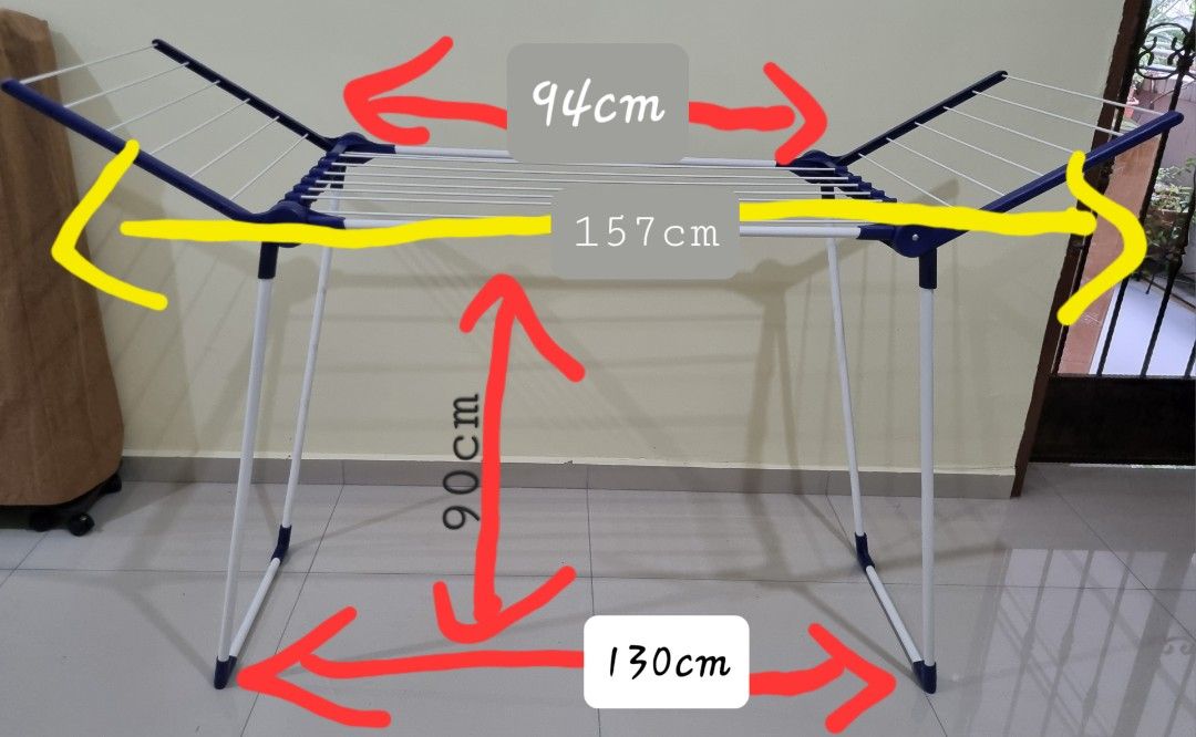 Clothes Drying Rack 2nd Hand, Furniture & Home Living, Home Improvement