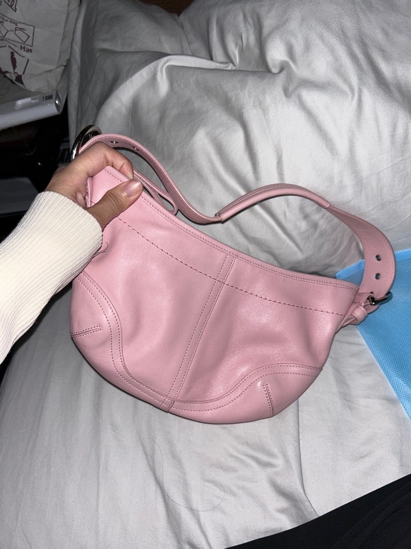 Coach baby pink best sale bag