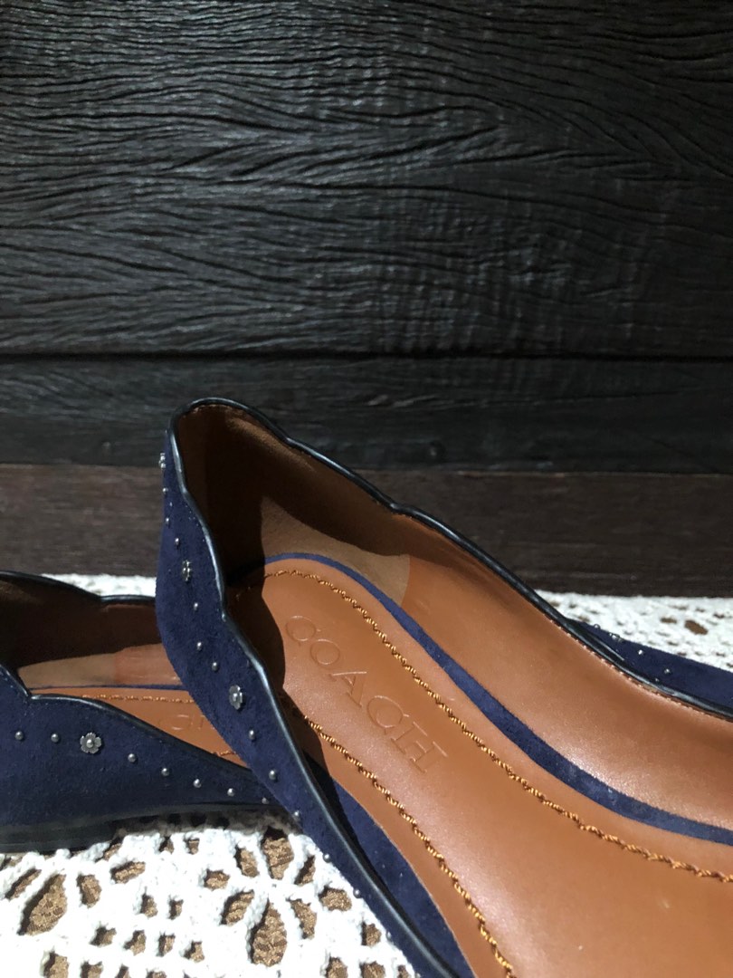 Coach sale blue flats