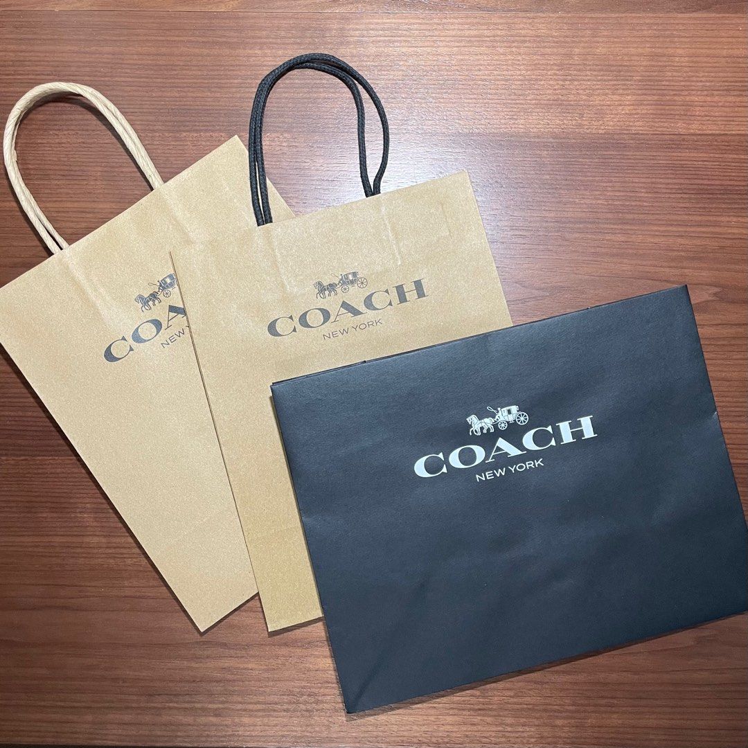 Coach paper bag, Luxury, Bags & Wallets on Carousell