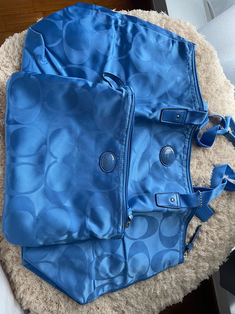 Coach Weekender Bag (authentic) 2pc bag, Women's Fashion, Bags