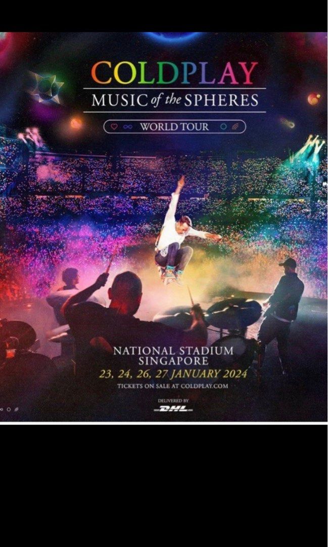 Coldplay 2024 MOTS Concert, Tickets & Vouchers, Event Tickets on Carousell