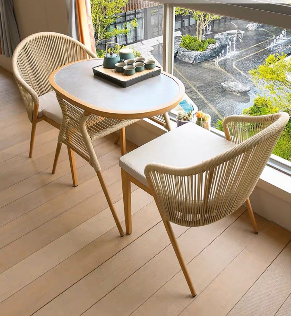 Balcony small clearance table and chairs