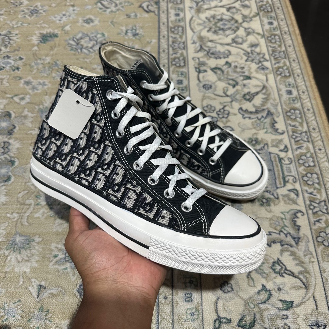 Converse best sale dior shoes