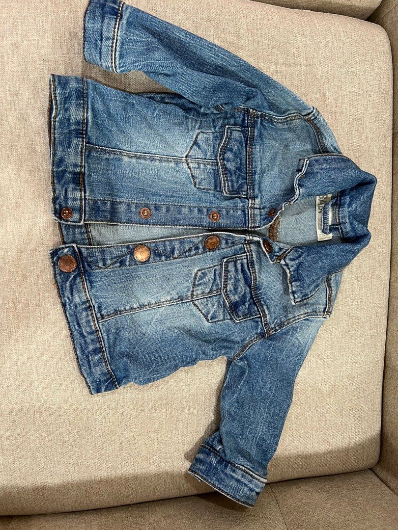 Cotton on baby denim jacket 6m 12m Babies Kids Babies Kids