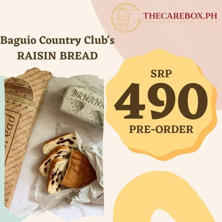 Baguio Country Club Raisin Bread on Carousell