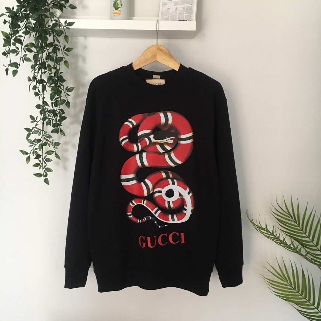 Gucci snake crewneck sale