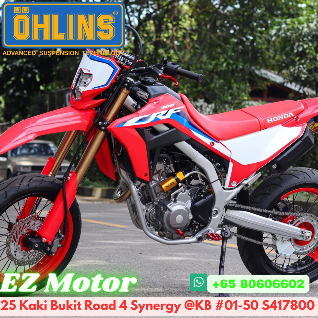 CRF300L / 250L (2021) Ohlins Rear Suspension, Motorcycles, Motorcycle