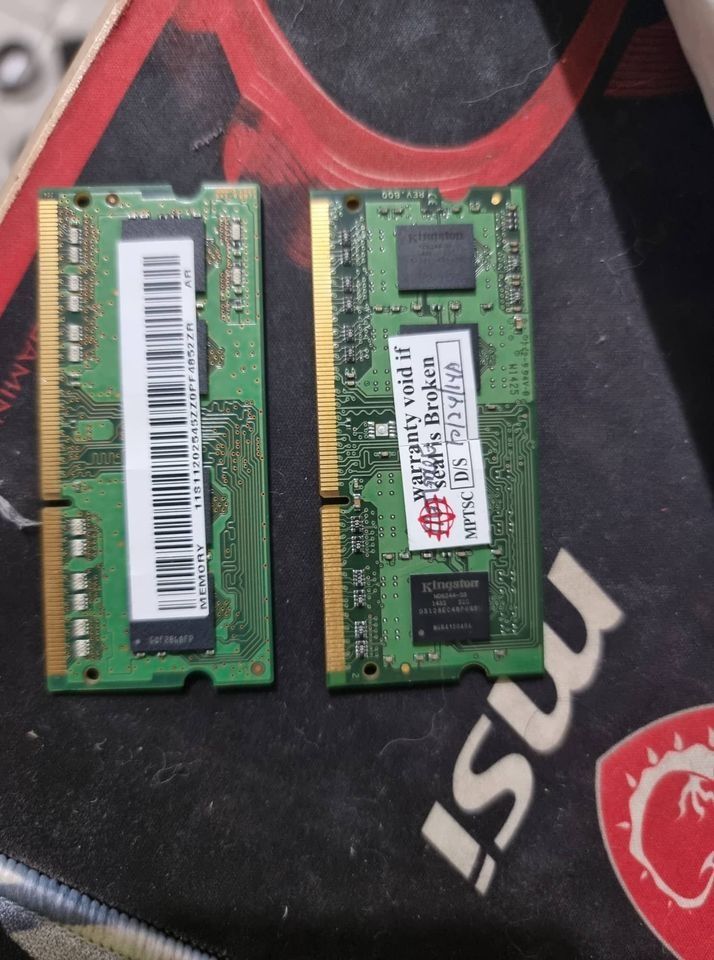 [DDR4 - Laptop] SoDimm RAM 8GB (Category: Computer Parts) located in Manila. Submitted by jbgaela (Listing ID 1238357984, Image 3). Description: For sale: DDR4 SoDimm RAM 4GB each module 2pcs. (LAPTOP) Location: Sta.Mesa Manila.