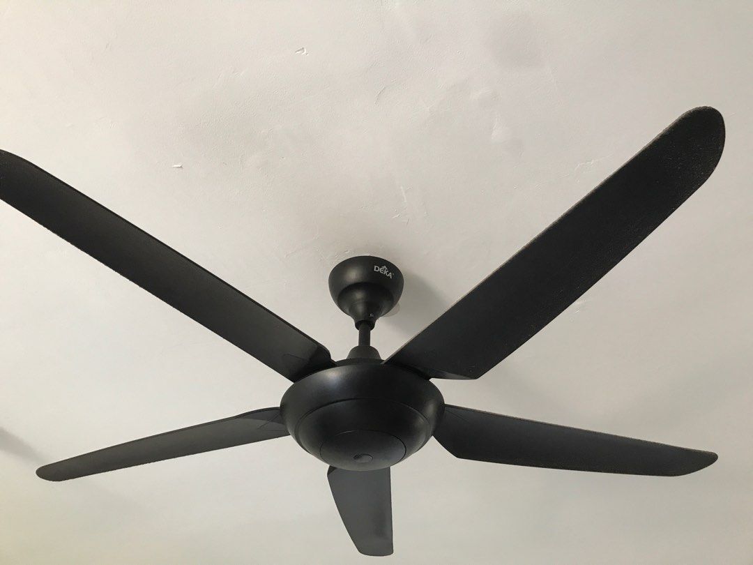DEKA Ceiling Fan with remote control (3 units), Furniture & Home Living