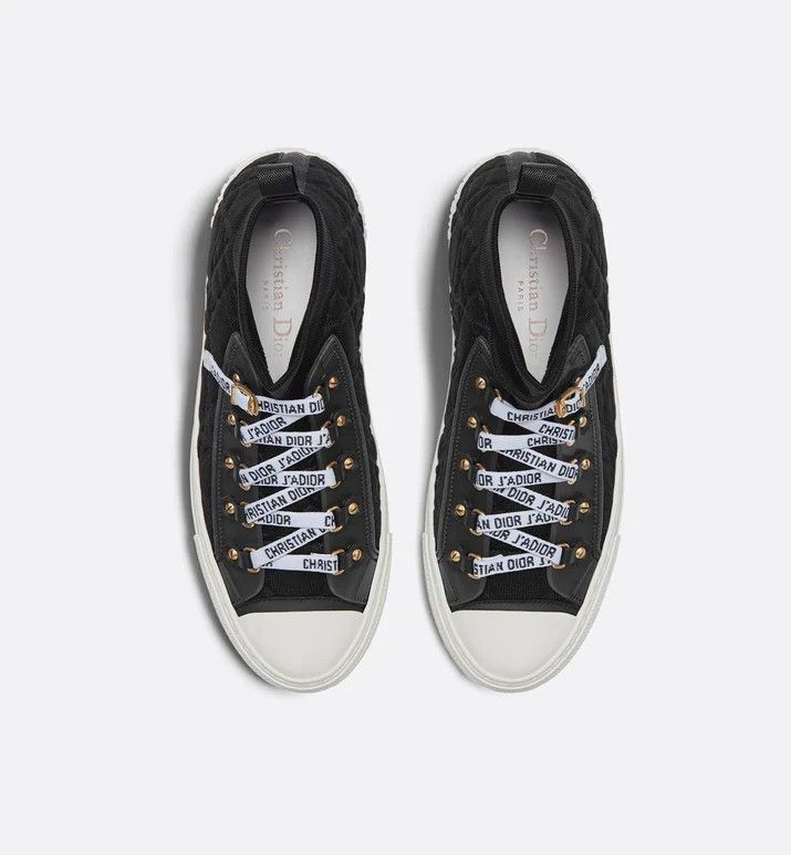 DIOR Walk N Dior Technical Knit High Top Sneakers Women s Fashion