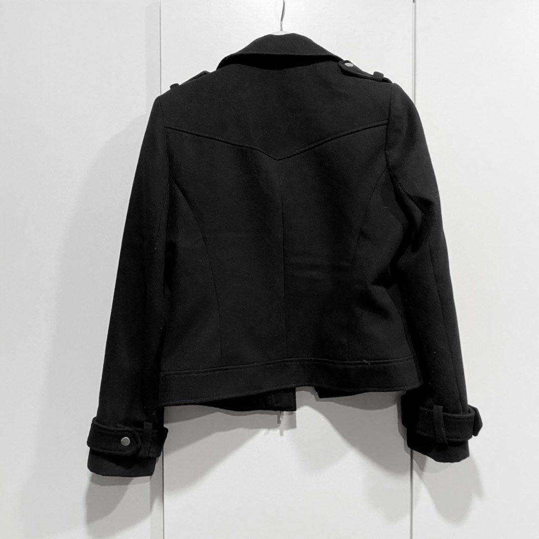 Dorothy perkins black aviator jacket cheap