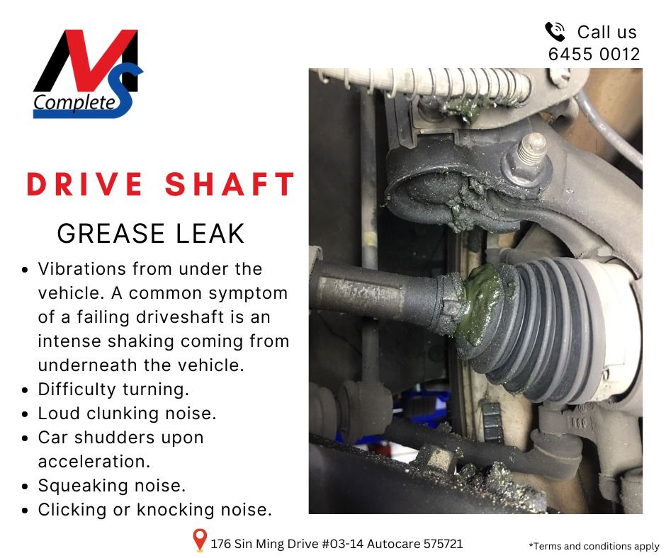 Drive Shaft GREASE LEAK, Car Accessories, Car & Services on