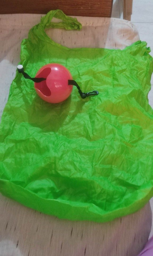 Eco bag, market bag (Category: Tote Bags) located in Manila. Submitted by the_simple_things (Listing ID 1238414300, Image 2). Description: eco bag with ball container new and unused.