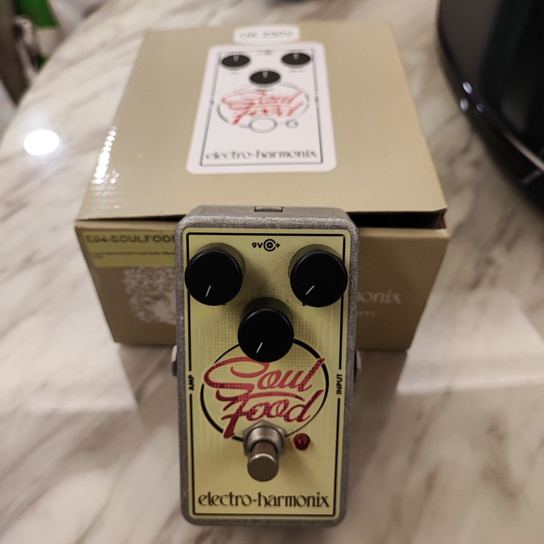 Ehx Soul Food Overdrive Distortion pedal (Klon Centaurstyle), Hobbies