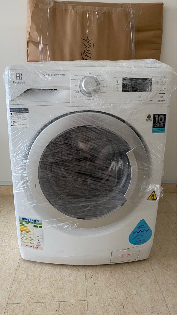 Electrolux Washing Machine Vapour Action System EWW12753, TV & Home