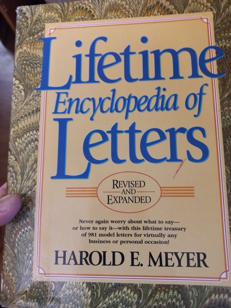Encyclopedia of Letters on Carousell