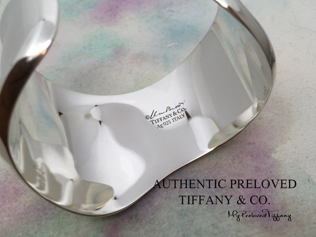 Elsa Peretti® small Bone cuff in sterling silver, 43 mm wide