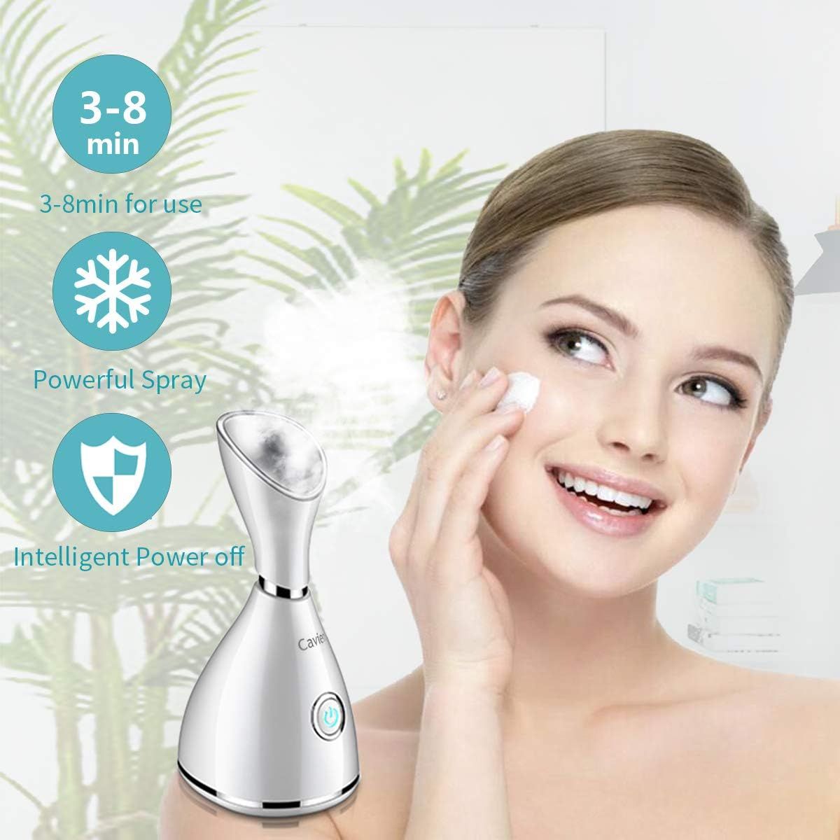 Facial SteamerNano Ionic Facial Steamer Warm Mist Humidifier Atomizer