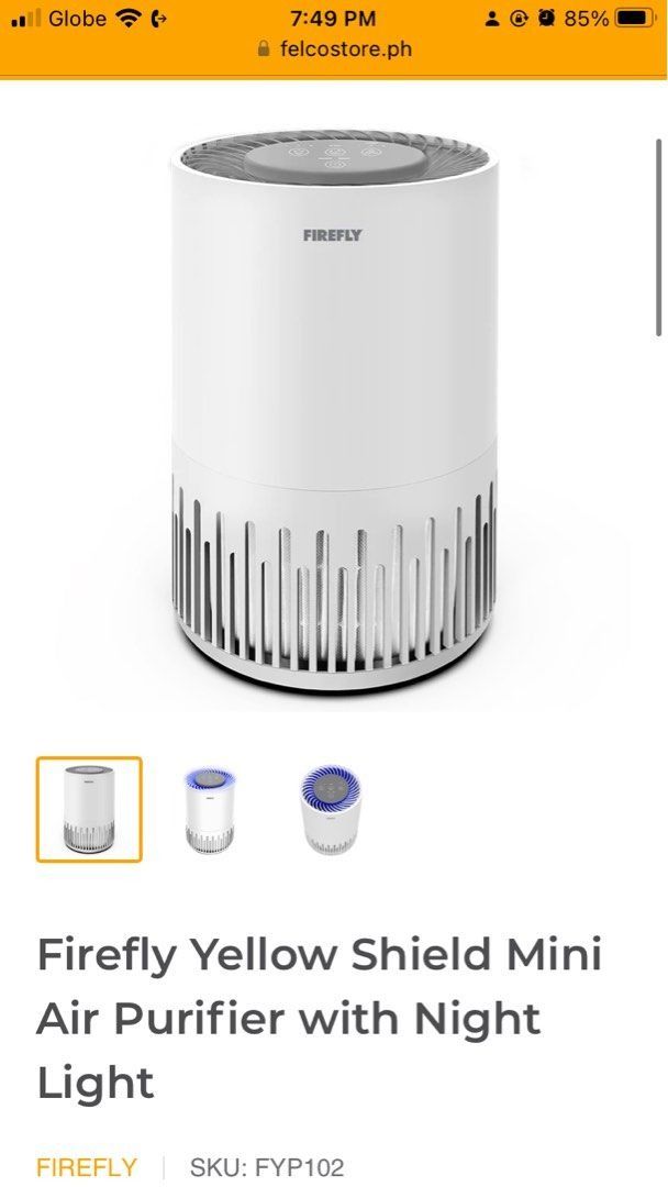Firefly mini online air purifier