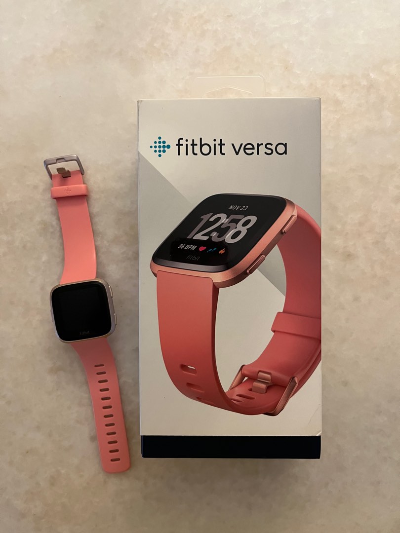 Fitbit versa 2 discount peach rose gold