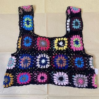 Flower Crochet Bikini / Top Cover Up