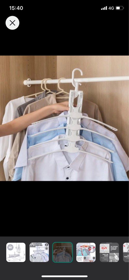 Foldable multi-hanger65074081335811111
