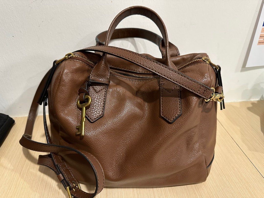 Fiona shop leather satchel