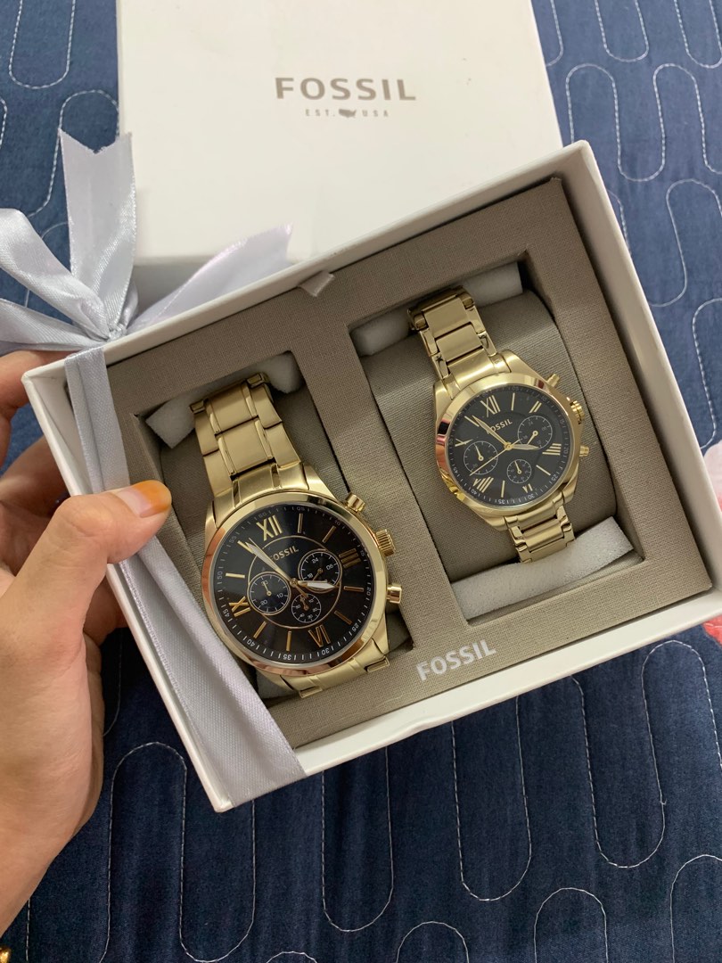 Jam tangan on sale fossil couple set