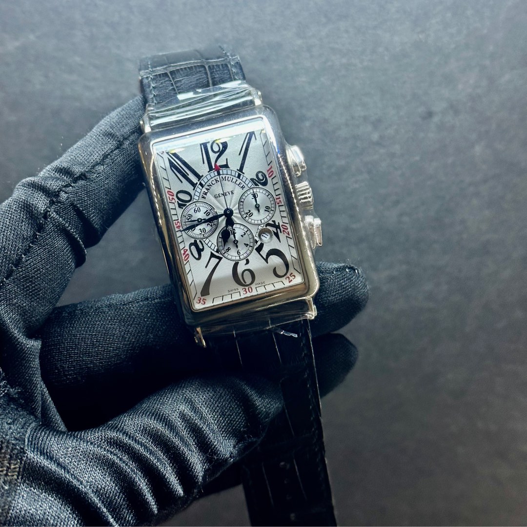 Franck Muller Long Island Chronograph In White Gold, Luxury, Watches on ...