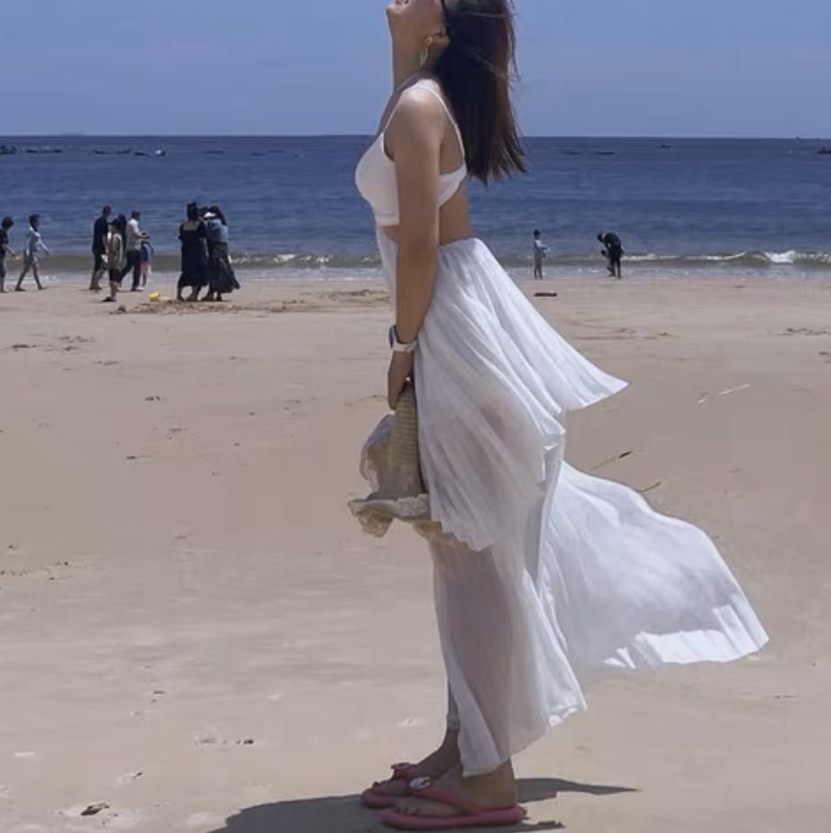 Sexy white deals beach dress