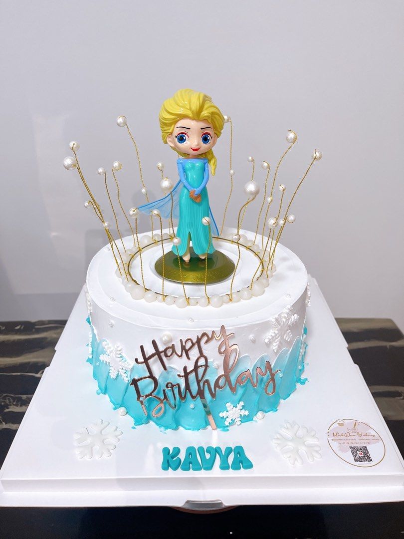 50 Disneys Elsa Cake Design (Cake Idea) - October 2019 | Frozen birthday  cake, Frozen birthday party cake, Frozen themed birthday cake