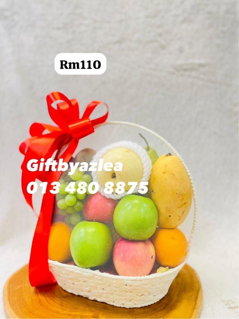 Fruit basket ready stock shah alam, Food & Drinks, Gift Baskets & Hampers on Carousell