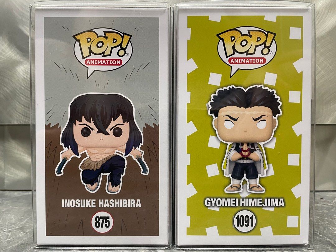 Funko Pop - 875 1091 - Demon Slayer - Inosuke Hashibira & Gyomei Himejima  (Chase) (Chalice)