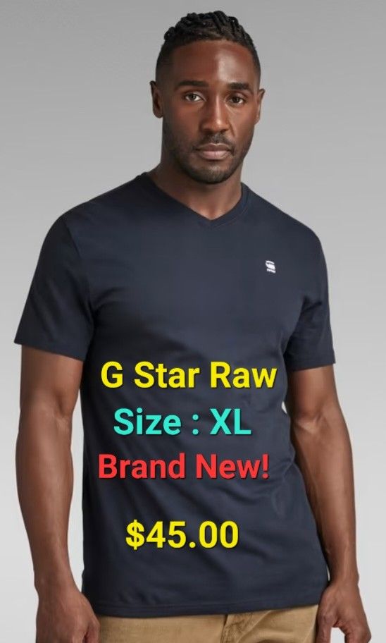 G star raw new arrivals black t shirt