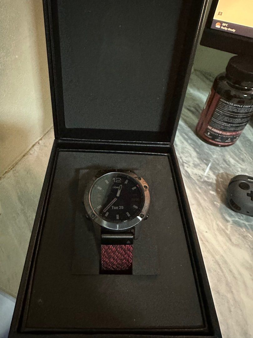 Fenix 6 2025 sapphire black dlc