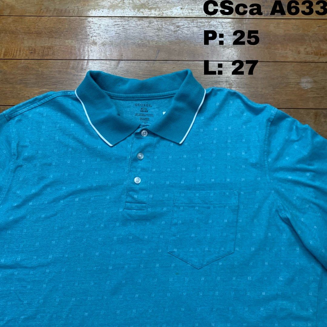 George Pocket Collar Shirt Men s Fashion Tops Sets Tshirts
